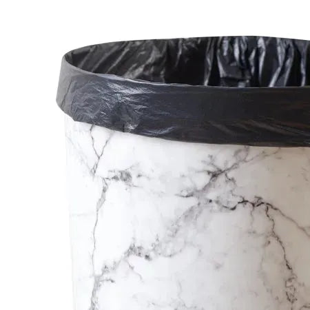 marble pattern trash bin image4