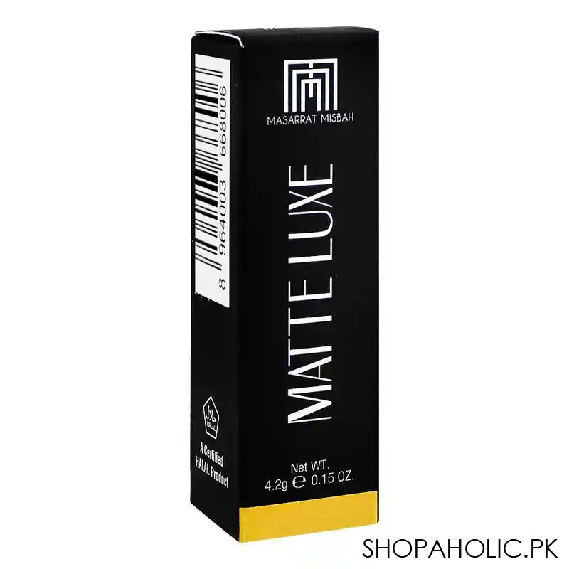 Masarrat Misbah Matte Luxe Lipstick Sierra, 4.2g - Image 3