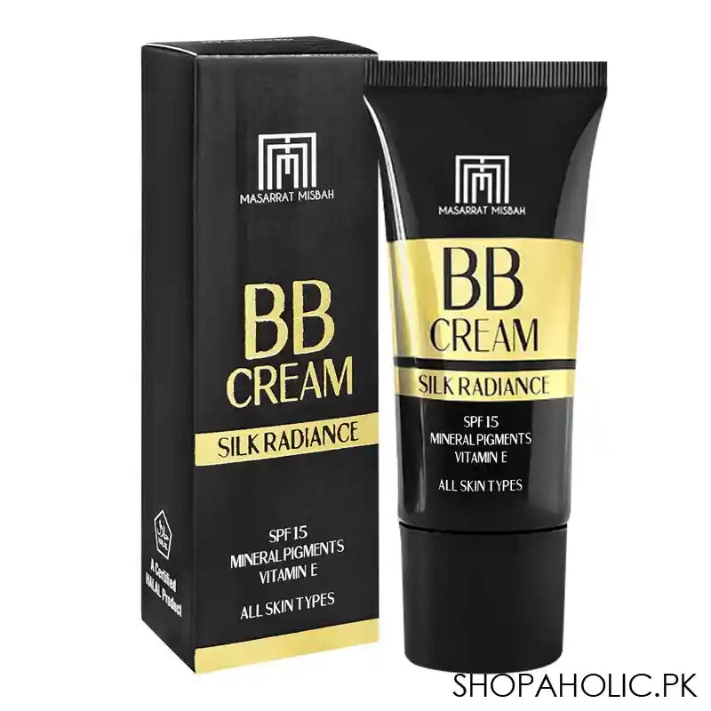 Masarrat Misbah Silk Radiance BB Cream Medium, SPF 15, Vitamin E, 30ml - Main Image