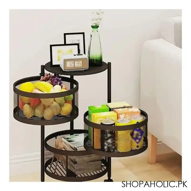 Matrix Premium Round 3 Layer Metal Trolley - Main Image