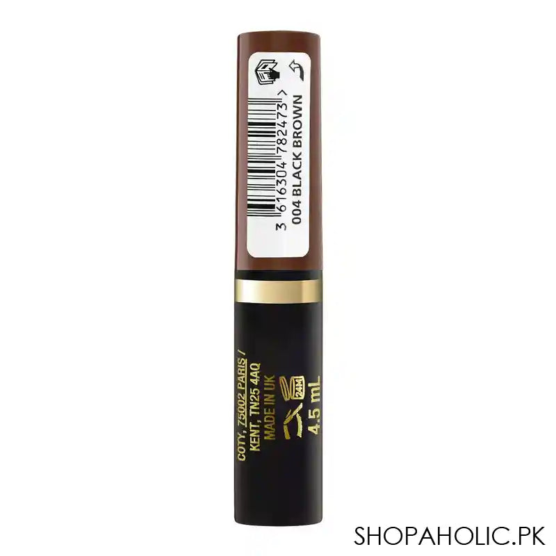 Max Factor 2000 Calorie Brow Sculpt Volumizing Brow Gel, Long-Lasting, 004 Black Brown, 4.5ml - Image 2