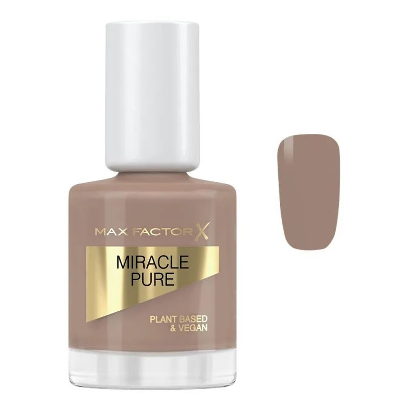 max factor miracle pure plant based & vegan nail polish 12ml, 812, spiced chai main image