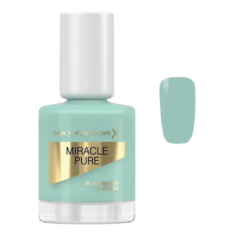 max factor miracle pure plant based & vegan nail polish 12ml, 840, moonstone blue main image