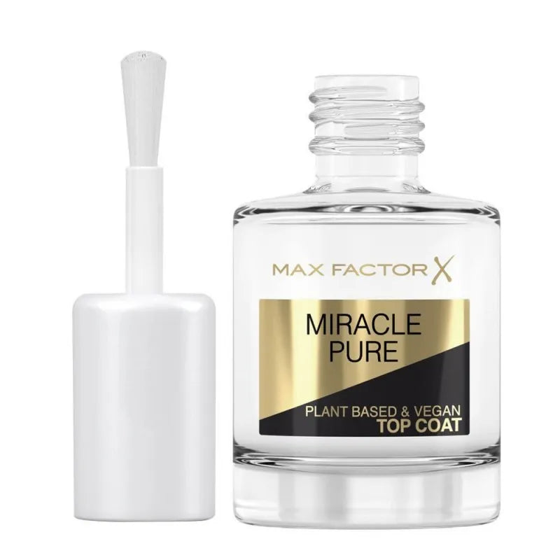 max factor miracle pure plant based & vegan, top coat, 12ml image2