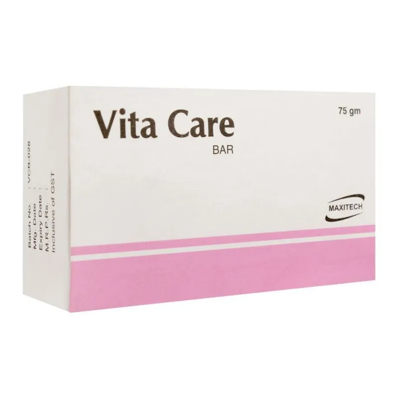 maxitech vita care soap bar, 100g main image