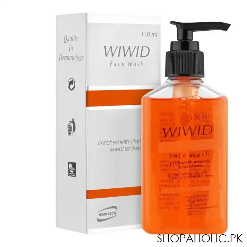 maxitech wiwid face wash, 150ml main image