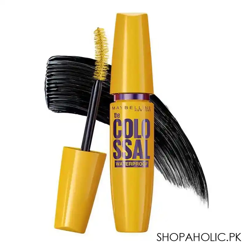 Maybelline New York Colossal Waterproof Mascara, Black - Main Image