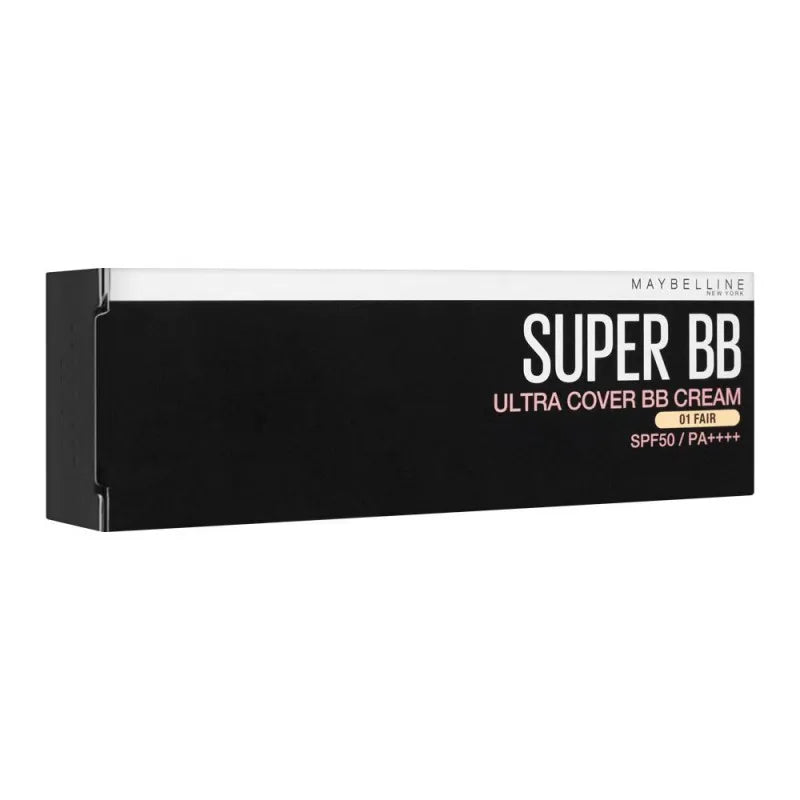 maybelline new york super bb ultra cover cream, spf 50 pa++++, 01 fair image10