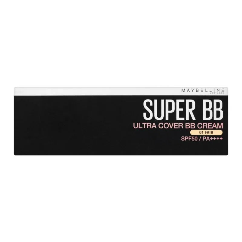 maybelline new york super bb ultra cover cream, spf 50 pa++++, 01 fair image4