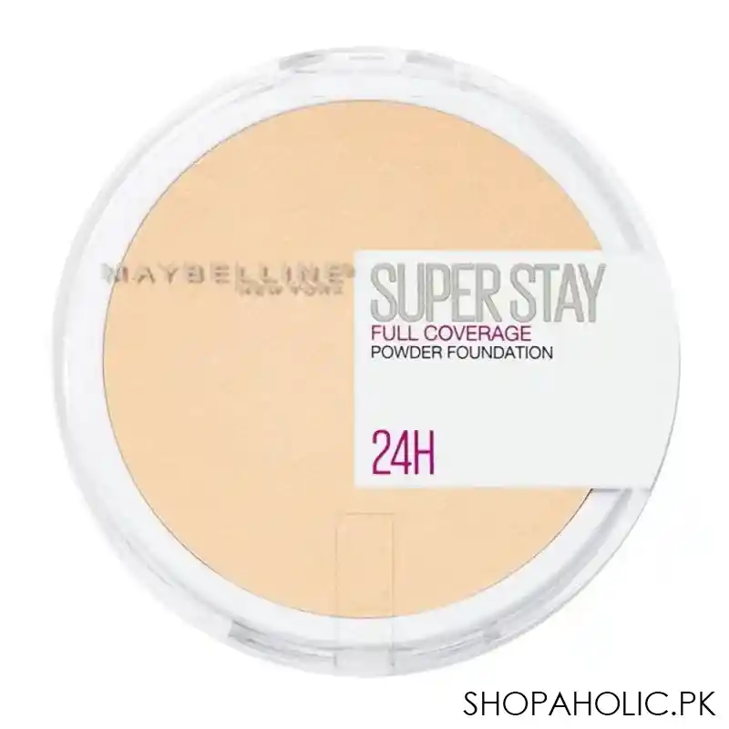 maybelline new york superstay 24h full coverage powder foundation, 220 natural beige main image