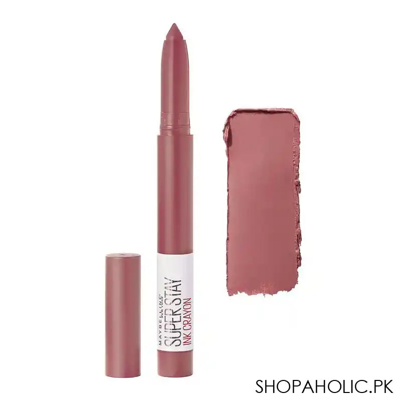 Maybelline New York Superstay Ink Crayon Lipstick, 15 Lead The Way - Main Image