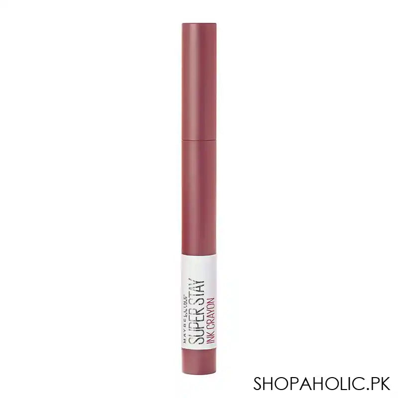 Maybelline New York Superstay Ink Crayon Lipstick, 15 Lead The Way - Image 7