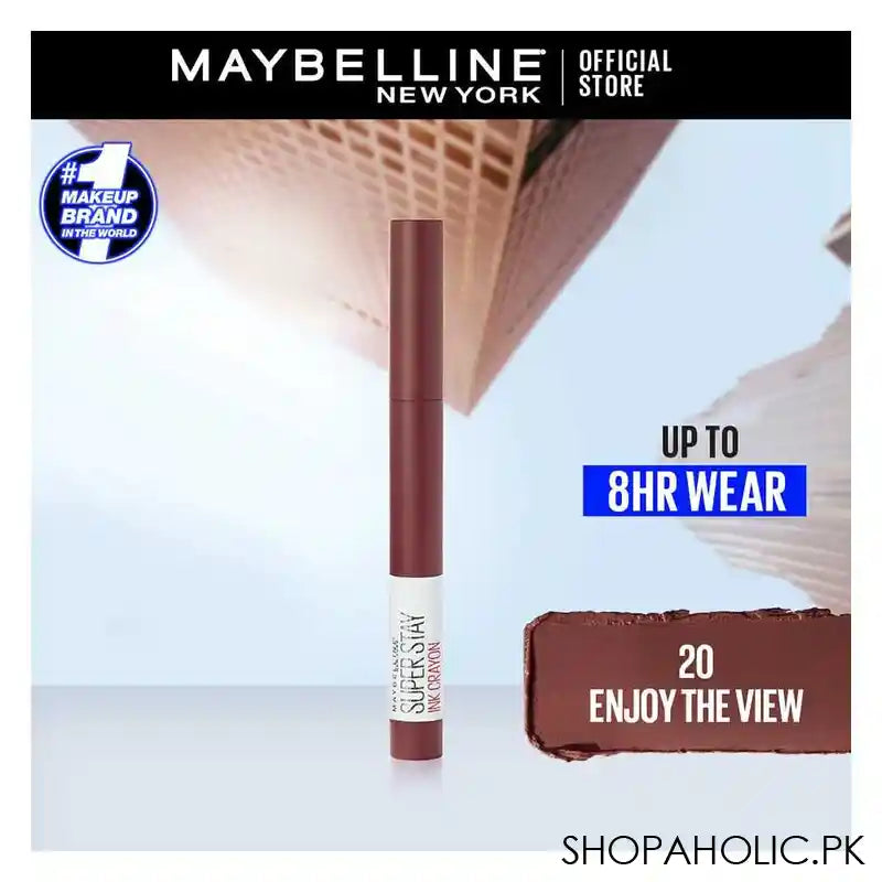 Maybelline New York Superstay Ink Crayon Lipstick, 20 Enjoy The View - Image 5