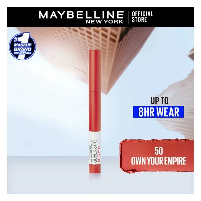 maybelline new york superstay ink crayon lipstick, 50 own your empire main image