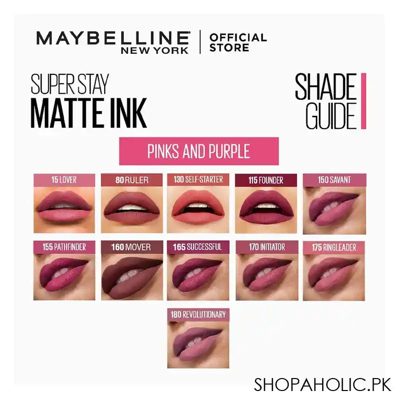 Maybelline New York Superstay Matte Ink Lipstick, 65 Seductress - Image 7