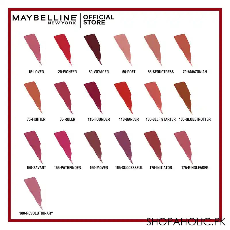 Maybelline New York Superstay Matte Ink Lipstick, 65 Seductress - Image 9