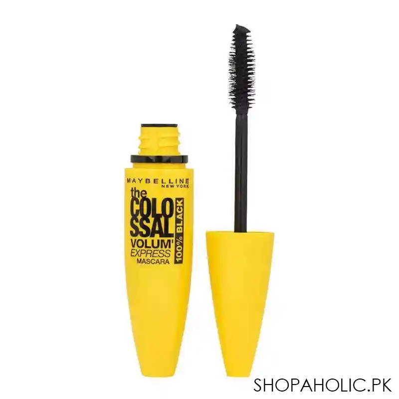 maybelline new york volum' express colossal mascara 100% black image2