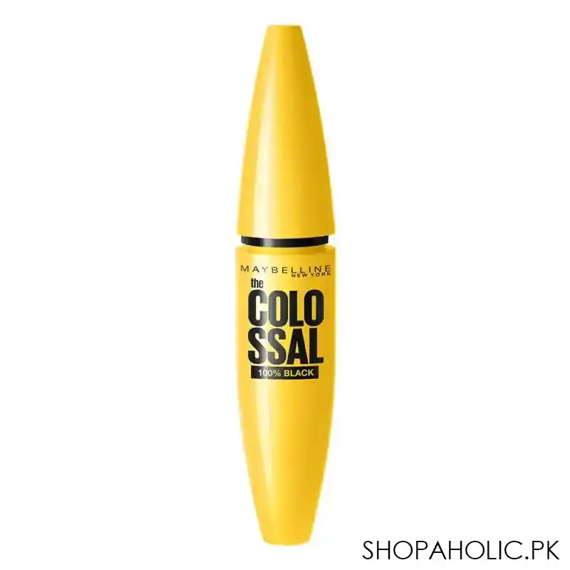 maybelline new york volum' express colossal mascara 100% black image5