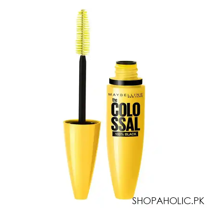 maybelline new york volum' express colossal mascara 100% black image7