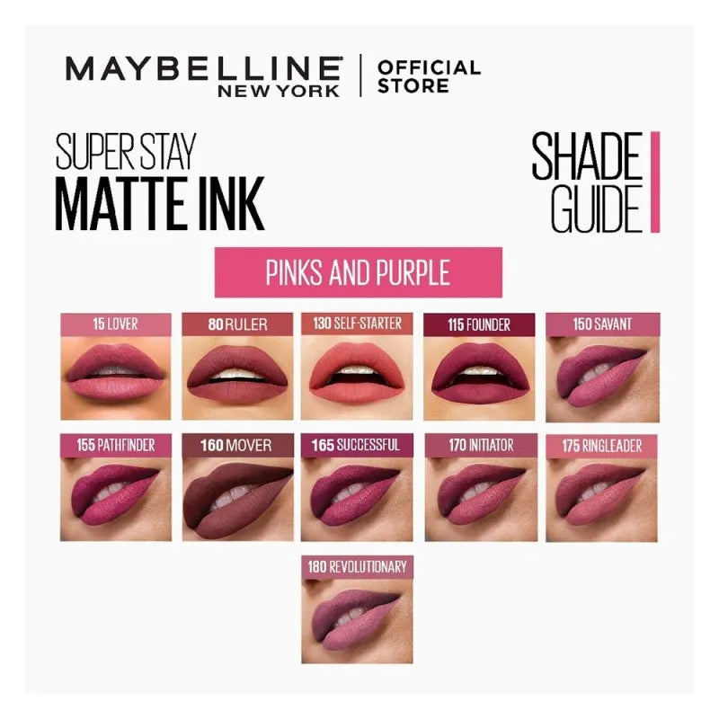 maybelline superstay matte ink lipstick, 135 globetrotter image9