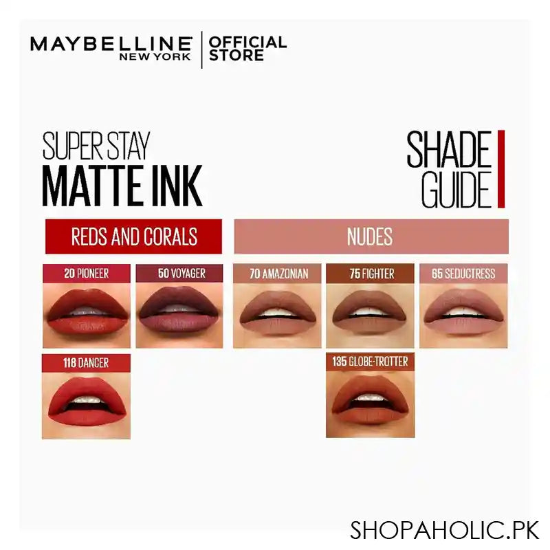 Maybelline Superstay Matte Ink Lipstick, 70 Amazonian - Image 6