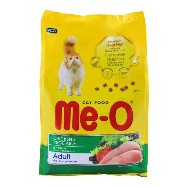 me o adult chicken & vegetable cat food 3 kg main image