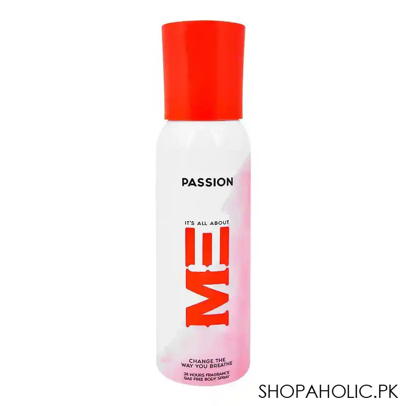 ME Passion Gas Free Body Spray, 24 Hours Lasting, For Men, 120ml - Main Image