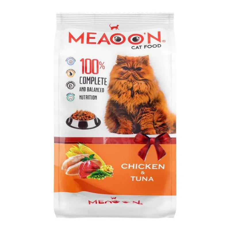 meaoon chicken & tuna cat food, 400g main image