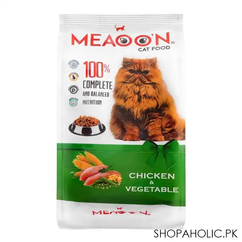 meaoon chicken & vegetable cat food, 400g main image