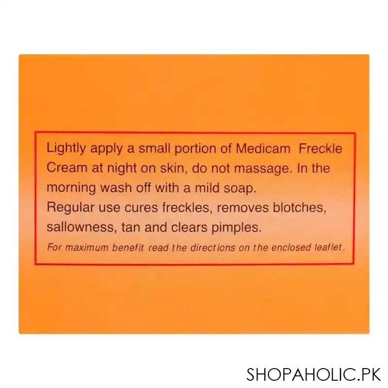 medicam freckle cream image3