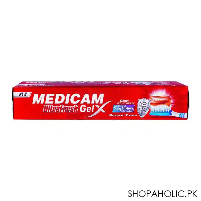 Medicam Ultra Fresh 3in1 Red Gel Toothpaste, 75g - Image 2