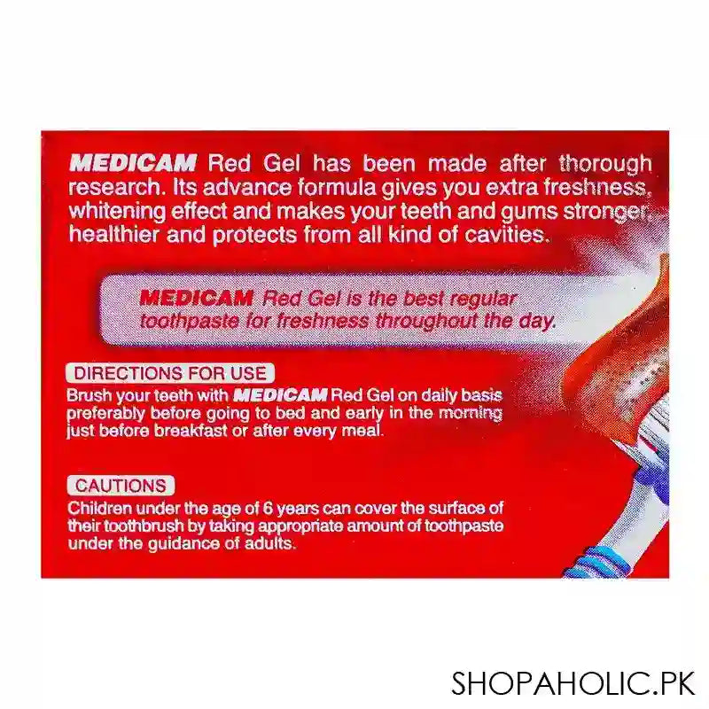 Medicam Ultra Fresh 3in1 Red Gel Toothpaste, 75g - Image 3