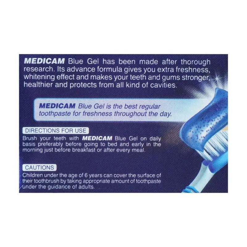 medicam ultra fresh blue gel 3 in 1 toothpaste, 125ml image3