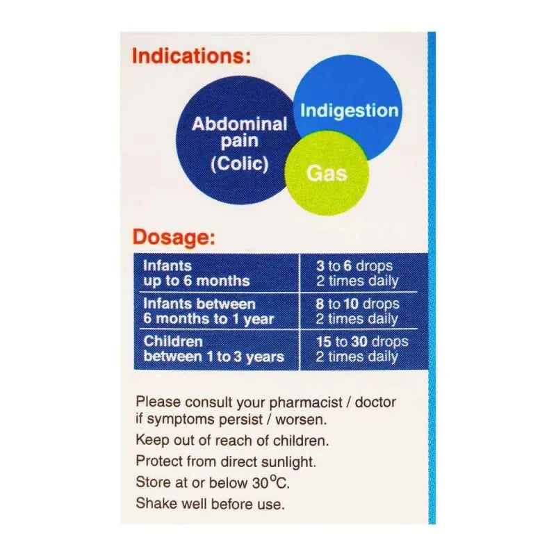 medics digas colic drops, 20ml image5