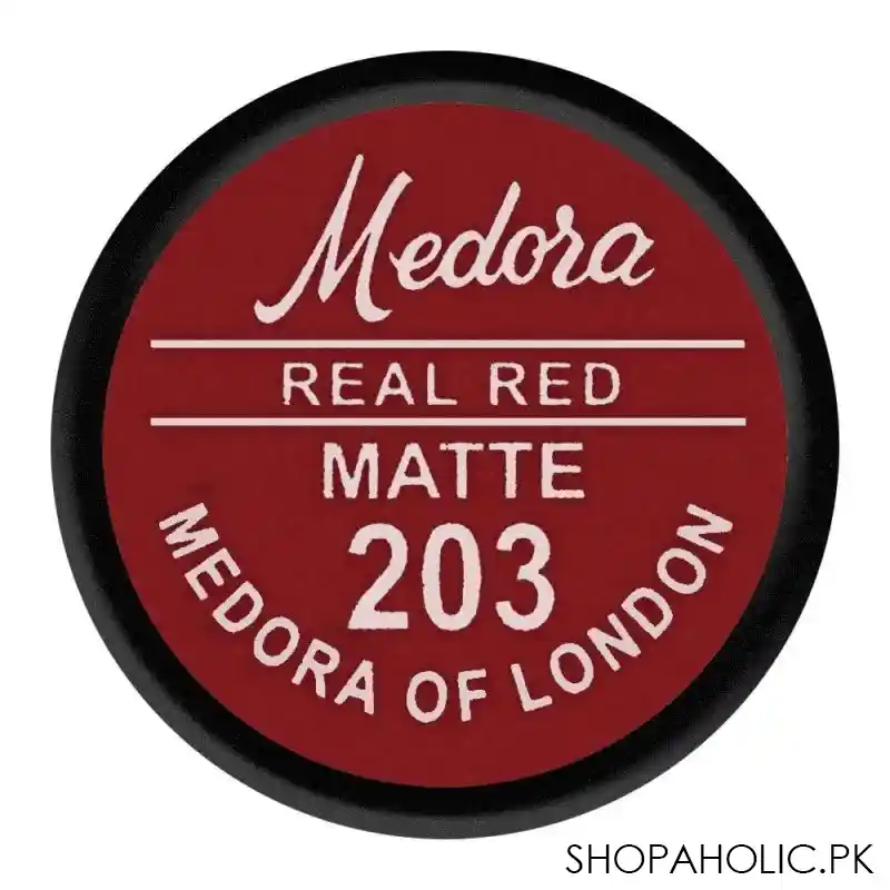 medora matte lipstick, 203, real red image5