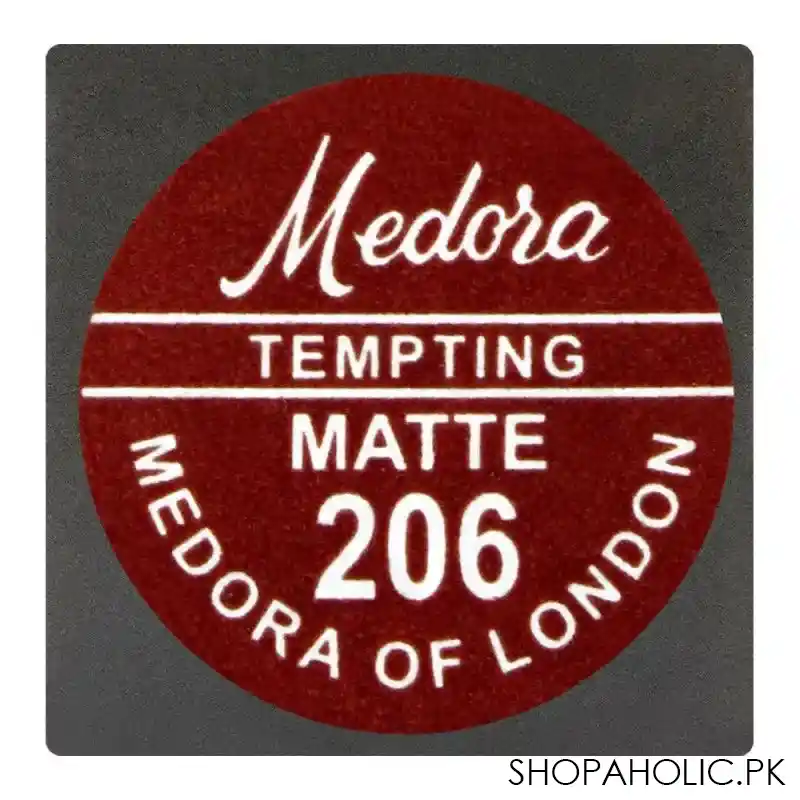 medora matte lipstick, 206 red revival image5