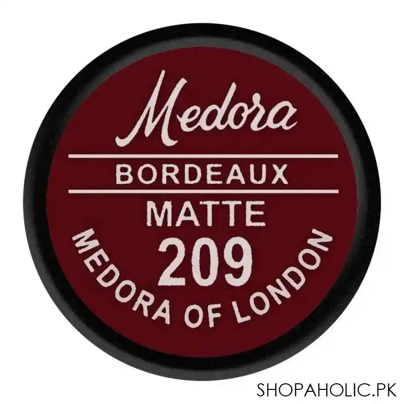 medora matte lipstick, 209, bordeaux image5