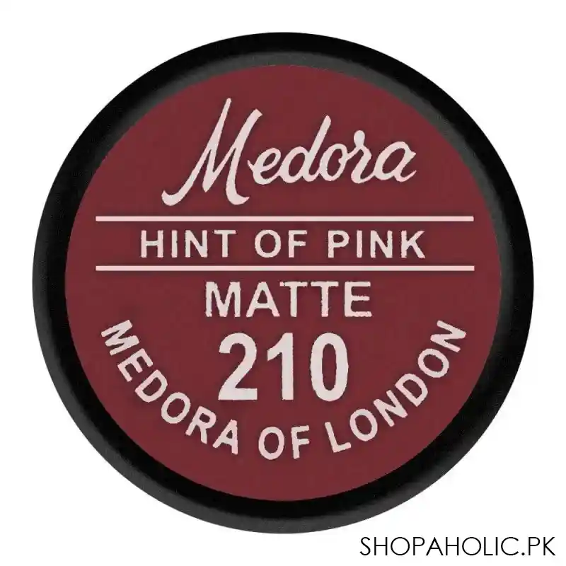 medora matte lipstick, 210, hint of pink image5