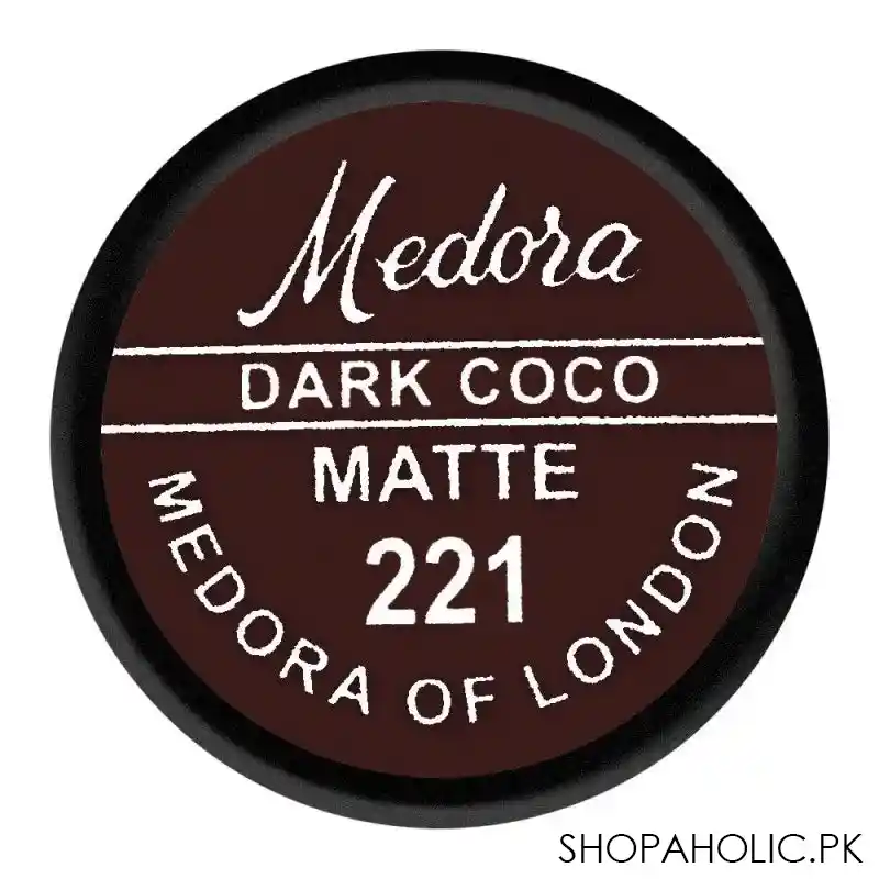 medora matte lipstick, 221, dark coco image5