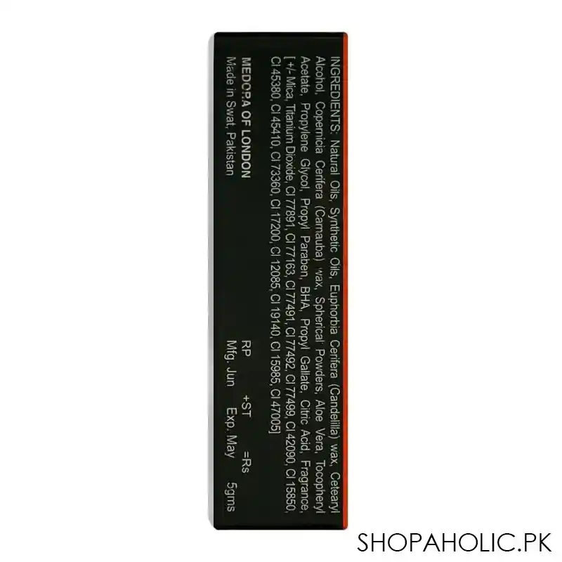 medora matte lipstick, 223, black burn image4