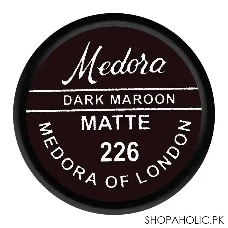 medora matte lipstick, 226, dark maroon image5