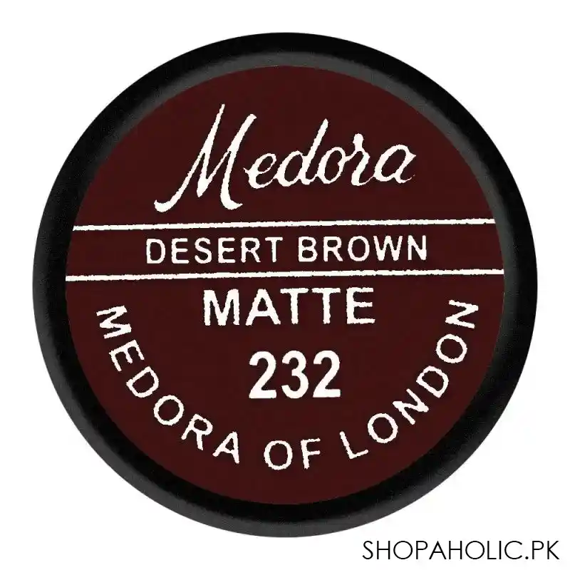 medora matte lipstick, 232, desert brown image5