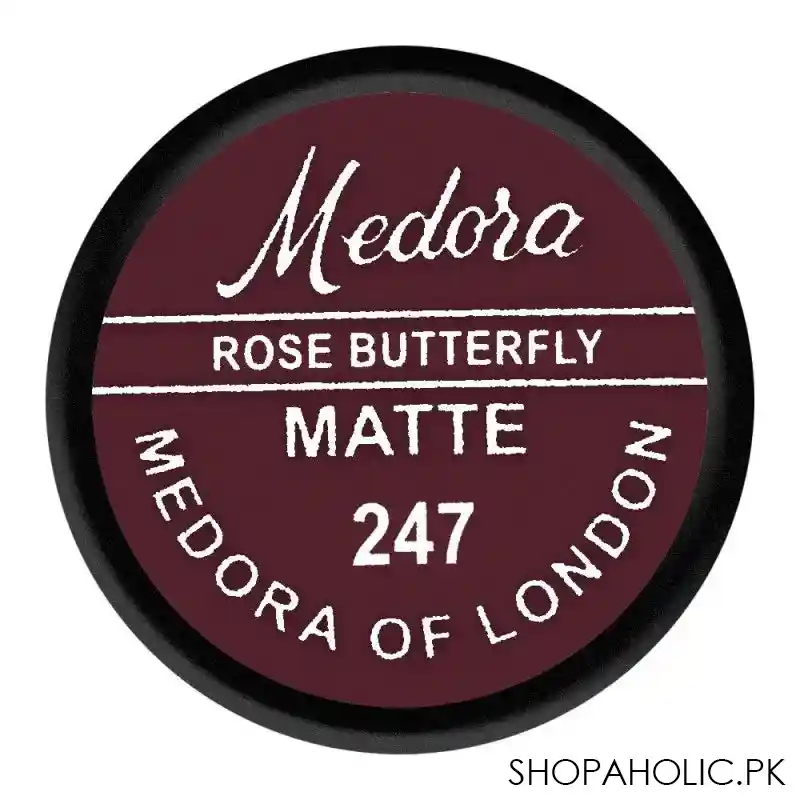 medora matte lipstick ,247, rose butterfly image5