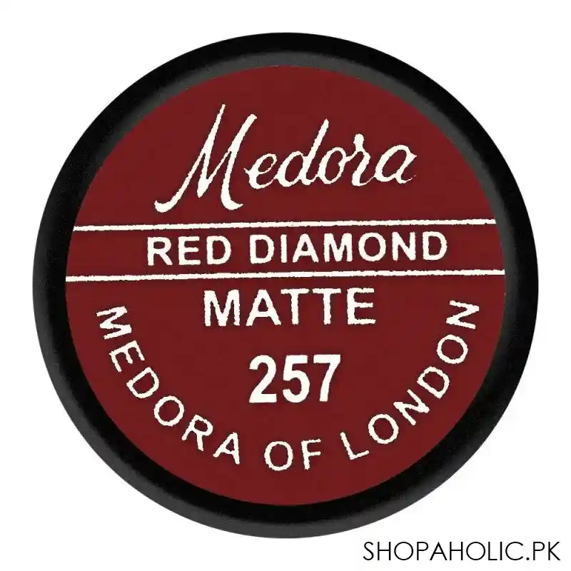 medora matte lipstick, 257, red diamond image5