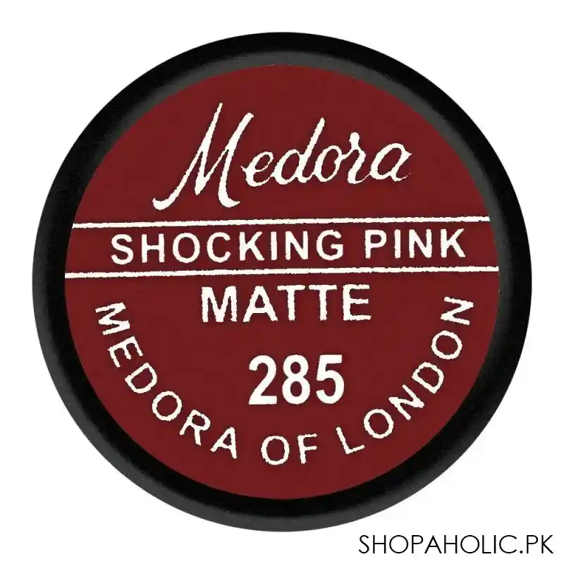 medora matte lipstick, 285, shocking pink image5