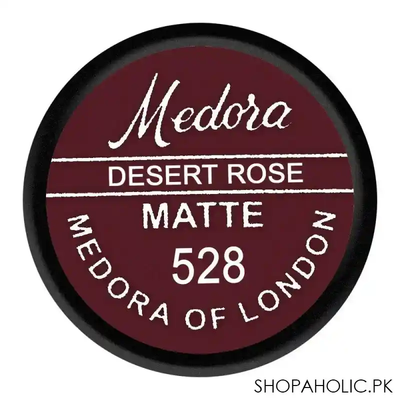 medora matte lipstick, 528, desertrose image5