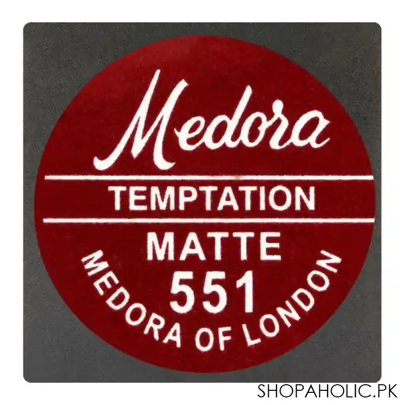 medora matte lipstick, 551 temptation image5