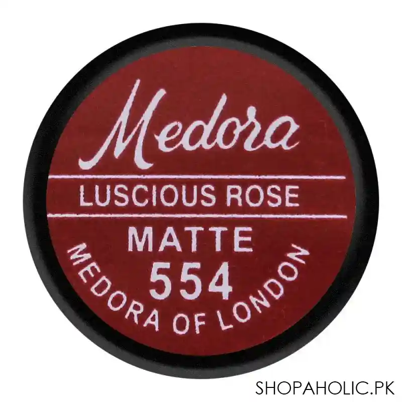 medora matte lipstick, 554, luscious rose image5