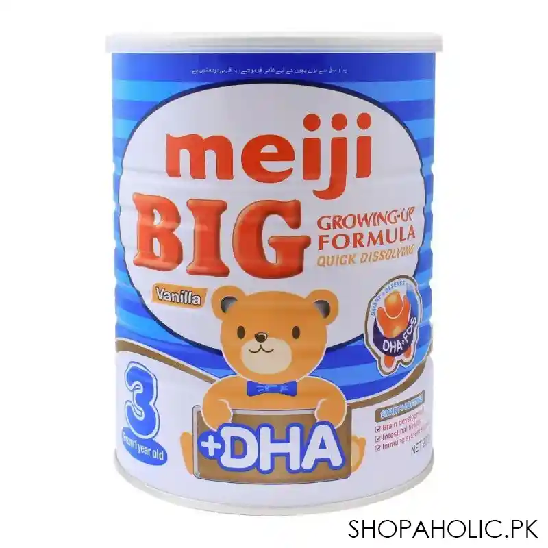 meiji big no. 3, growing up formula, vanilla, 900g main image