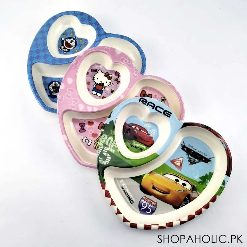 melamine heart shape plate image3